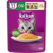 カルカン パウチ 11歳から やわらかペースト まぐろ 着色料・発色剤 無添加 60g [猫用 ウエットフード 60g 11歳～ 総合栄養食]