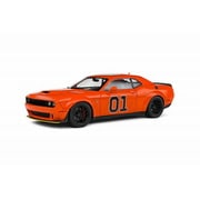 S1805713 1/18 ダッジ チャレンジャー R/T スキャットパック ワイドボディ ハザード トリビュート 2023 オレンジ [ダイキャストミニカー]