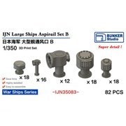 BST IJN35083 1/350 日本海軍 大型艦船用通風筒 B [プラモデル用パーツ]