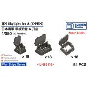 BST IJN35116 1/350 日本海軍 天窓 A （開） [プラモデル用パーツ]