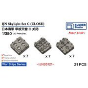 BST IJN35121 1/350 日本海軍 天窓 C （閉） [プラモデル用パーツ]