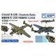 BST WS35058 1/350 米陸軍航空軍 B-25B “ドーリットル空襲” 2機セット [プラモデル用パーツ]