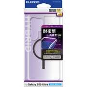 Galaxy S25 Ultra ケース ハイブリッド カバー 衝撃吸収 磁力装着ワイヤレス充電可 ストラップホール付 MAGKEEP ブラック PM-G252MAG02BK
