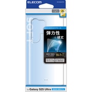 Galaxy S25 Ultra ケース ソフト カバー 衝撃吸収 薄型 カメラレンズ保護設計 ワイヤレス充電可 ストラップホール付 極み設計 クリア PM-G252UCTCR