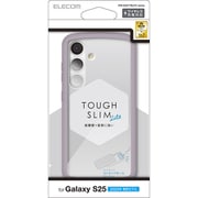 Galaxy S25 ケース ハイブリッド カバー 衝撃吸収 軽量 薄型 カメラレンズ保護設計 ワイヤレス充電可 ストラップホール付 ストラップホールシート付 TOUGH SLIM LITE ラベンダー PM-G251TSLFCPU