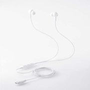 EHP-DF17CMWH [USB Type-C イヤホン 有線 ANC ノイズキャンセリング マイク付き カナル型 通話対応 音量調整 DAC搭載 ハイレゾ対応 有線イヤホン ホワイト]
