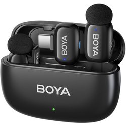BOYA miniのワイヤレスマイク　TypeC 新品未開封品 Amazon.co.jp: BOYA BY-V3 Combo 2in1 ピンマイク iPhone/Type-C