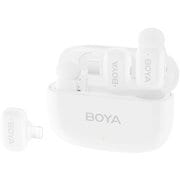 BOYA mini(ボーヤ ミニ) 親指サイズのワイヤレスマイク Type-C/Lightningコネクタ対応 3段階ノイズキャンセリング機能搭載 ホワイト BOYAMINI13
