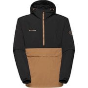 ハイキング ウィンドブレーカー フーデッド アノラック アジアンフィット ユニセックス ジャケット claystone-black(7547) Lサイズ(日本:XLサイズ) 1012-00730