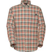 トロバットサマーロングスリーブシャツAFメン メンズ シャツ silver sage-mammut red(1310) Mサイズ(日本:Lサイズ) 1015-01600