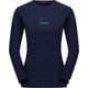 キューディー ロゴ プリント ロングスリーブ Tシャツ アジアンフィット ウィメン レディース カットソー marine-pinea PRT1（50630） Sサイズ（日本：Mサイズ） 1016-01040