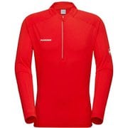エナジー ファーストレイヤー ハーフ ジップ ロングスリーブ アジアンフィット メンズ カットソー mammut red(3778) Lサイズ(日本:XLサイズ) 1016-01310