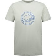 QD ロゴ プリント Tシャツ アジアンフィット メンズ カットソー silver sage PRT4(1298) Mサイズ(日本:Lサイズ) 1017-02012