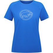 QD ロゴ プリント Tシャツ アジアンフィット レディース カットソー glacier blue PRT4(50598) Sサイズ(日本:Mサイズ) 1017-02022