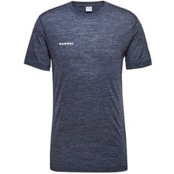 ツリー ウール ファーストレイヤー Tシャツ アジアンフィット メンズ カットソー marine melange（5784） Mサイズ（日本：Lサイズ） 1017-06680