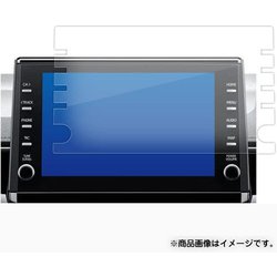 タッチスクリーン・タッチペン対応 強化ガラスと同等の高硬度9H クリア光沢フィルム トヨタ カローラスポーツ カローラツーリング ディスプレイオーディオ用 互換品 f9h-lscn12-mc006051