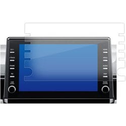 タッチスクリーン・タッチペン対応 ハードキズが付きにくいコート仕様 指紋防止フィルム トヨタ カローラスポーツ カローラツーリング ディスプレイオーディオ用 互換品 anti-f-lscn12-mc006051