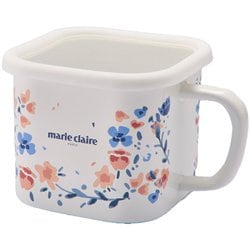 マリ・クレール フルレット ホーロー マルチスクエアポット 1450ml IH対応 MCY-01