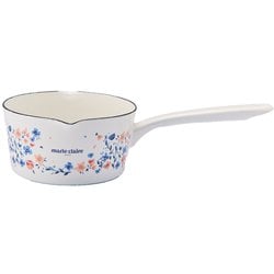 マリ・クレール フルレット ホーロー ミルクパン 15cm 1200ml IH対応 MCY-02