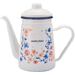 マリ・クレール フルレット ホーロー カフェポット 1100ml ガス火専用 MCY-05