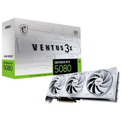 GeForce RTX 5080搭載 グラフィックスカード ホワイト GeForce RTX 5080 16G VENTUS 3X OC WHITE