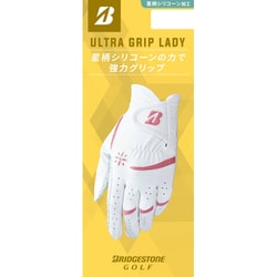 GL25L2WN18 [BRIDGESTONE GOLF ULTRA GRIP LADY（両手用） ホワイト/ネイビー サイズ：18cm]