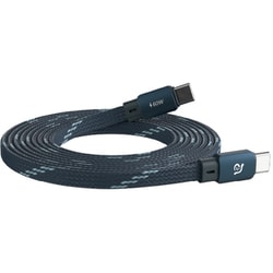 マグネット収納式USB Type-Cケーブル 60W 1m ブルー ACBADMF100BL