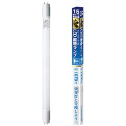 LED直管ランプ グロー対応 15W 昼光色 G13-GL15（D）