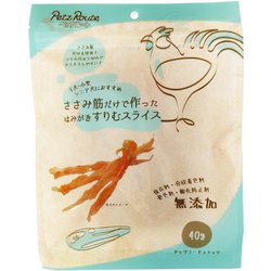 ささみ筋だけで作ったはみがき すりむ スライス 40g [犬用おやつ]