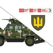 ICM 35748 1/35 ウクライナ軍デカール 車両ピクセル迷彩＆部隊マーク [プラモデル用品]