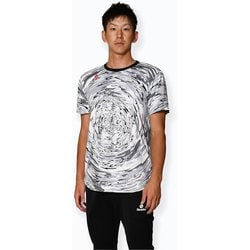 グラフィックプラクティスシャツ SUIMON メンズ スポーツウェア 半袖シャツ Gray×Black 2XOサイズ 24S-207TS