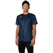 グラフィックプラクティスシャツ SUIMON メンズ スポーツウェア 半袖シャツ Navy Sサイズ 24S-207TS