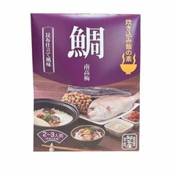 有田川温泉 鮎茶屋 炊き込みご飯の素 紀州鯛と南高梅の昆布だし風味 米2合用 130g