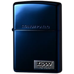 TITANIUM＆ONE POINT METAL ブルー 2TIBLM-LOGO