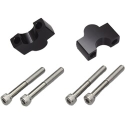 ハンドルアップスペーサーH25 ブラックアルマイト SソケットボルトM8×60mm HB0625B