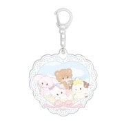 MIKK-005 ミッコ イラストレーションズ スライドアクリルキーホルダー 青空