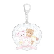 MIKK-006 ミッコ イラストレーションズ スライドアクリルキーホルダー お花畑