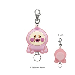 こびとづかん ラバーリールキーホルダー カクレモモジリ