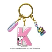 PEANUTS イニシャル 3連アクリルキーホルダー スヌーピー【K】