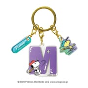 PEANUTS イニシャル 3連アクリルキーホルダー スヌーピー【M】