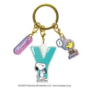 PEANUTS イニシャル 3連アクリルキーホルダー スヌーピー【Y】
