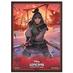 ディズニー・ロルカナ・TCG 日本語版 公式カードスリーブ ムーラン 訓練中の兵士 [トレーディングカード用品]
