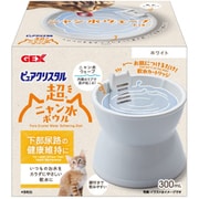 ピュアクリスタル 超ニャン水ボウル 約300ml ホワイト [猫用食器]