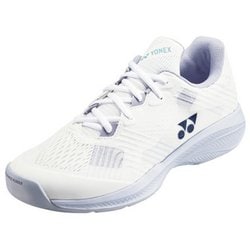 パワークッションソニケージウィメンCC CS レディース テニスシューズ ホワイト/ペールブルー（552） 24.5cm SHTSCLC