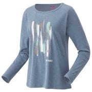 ウィメンズロングスリーブTシャツ レディース テニス シャツ フェルトブルー(590) Mサイズ 16813