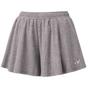ウィメンズショートパンツ レディース バドミントン ハーフパンツ グレー(010) Lサイズ 25109