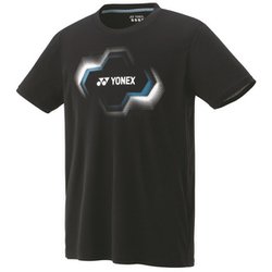 ユニドライTシャツ（フィットスタイル） メンズ テニス 半袖シャツ ブラック（007） Sサイズ 16806