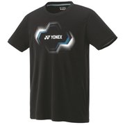 ユニドライTシャツ(フィットスタイル) メンズ テニス 半袖シャツ ブラック(007) Sサイズ 16806