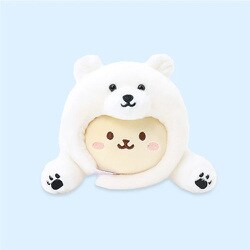 ANI-BN-PB18 アニロールズ ぬいぐるみ S シロクマバニー
