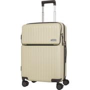 スーツケース ハードタイプ ファスナータイプ 拡張機能付き 旅行日数目安:5~6泊 56L 拡張時65L TSAロック搭載 アイボリー OD-0890-57